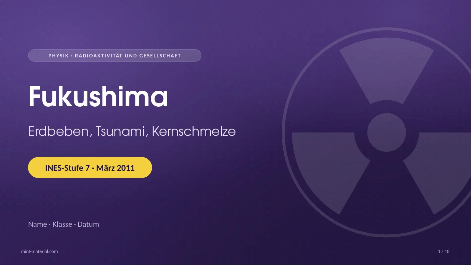 Folie 1: Fukushima